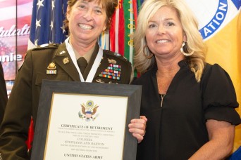 Barton honored at retirement ceremony
